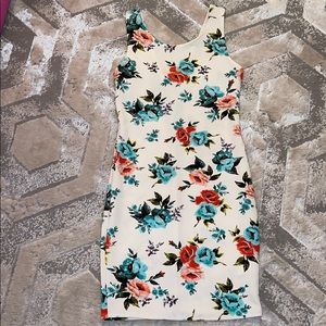 Floral bodycon dress